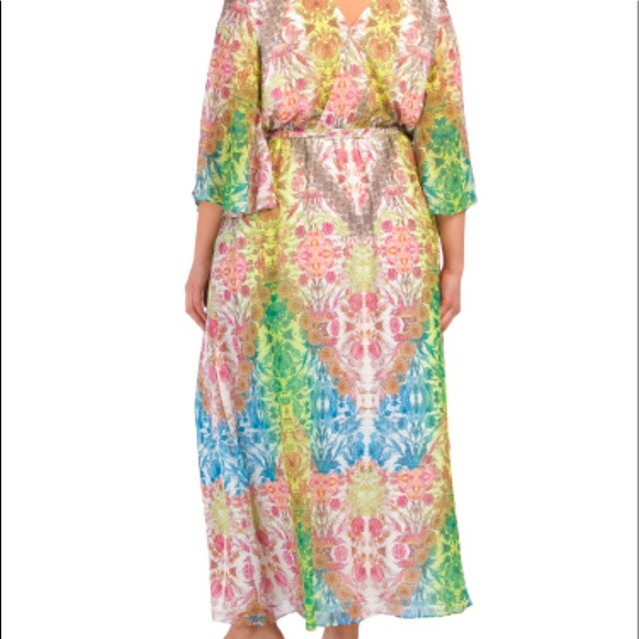 City Chic Plus Anise Mirror Maxi Dress - Picture 2 of 6